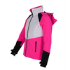 Insulated Softshell with Hood Featuring down for Enhanced Comfort