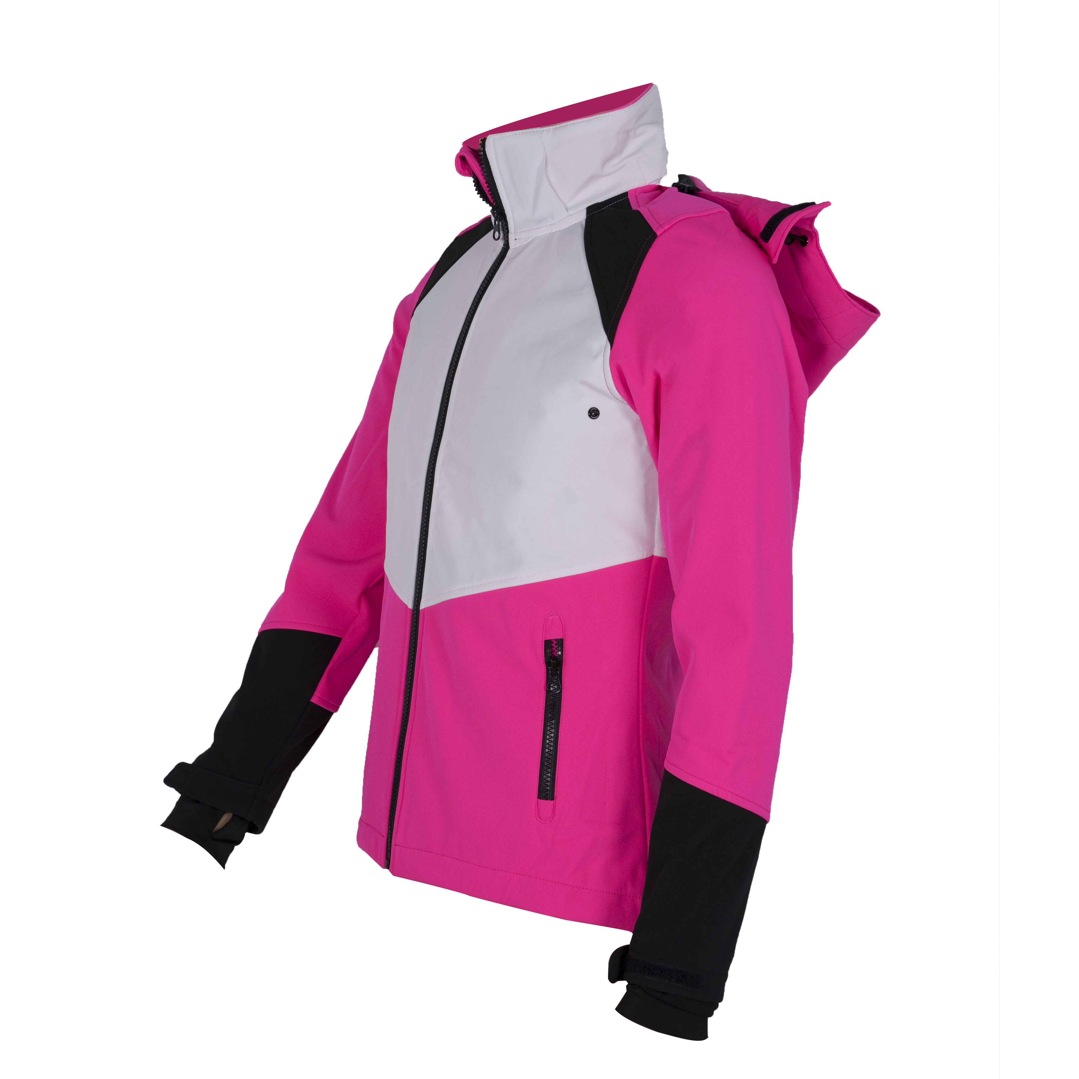 Insulated Softshell with Hood Featuring down for Enhanced Comfort