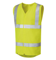 Safety Vest-3 Outshell: EN 14116 Knitted Polyester,125GSM