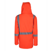 Hi Vis Men's Winter Workwear Flame Resistant Anti-Static Construction Uniform with Polyurethane Reflective Safety Arc Proof Work Chemical Resistance Anti-Static Breathable Flame-Retardant Water Resi