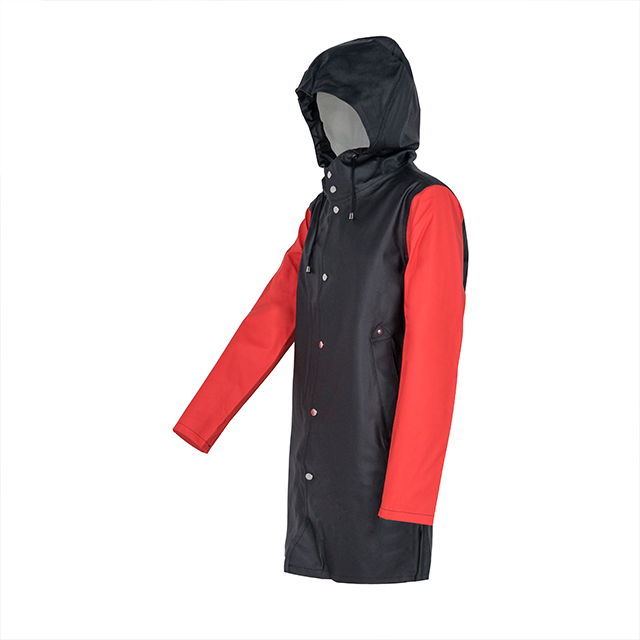 2022 New Fashion Waterproof PU Mens Raincoat