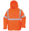 Flame Retardant PVC/ Polyester/PVC Rainsuit