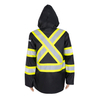 Hi Vis Men's Winter Workwear Construction Waterproof and Protective Polyester Uniform Flame Resistant Reflective and Breathable Welding Workwear Chemical Resistance Anti-Static Breathable Flame-Ret