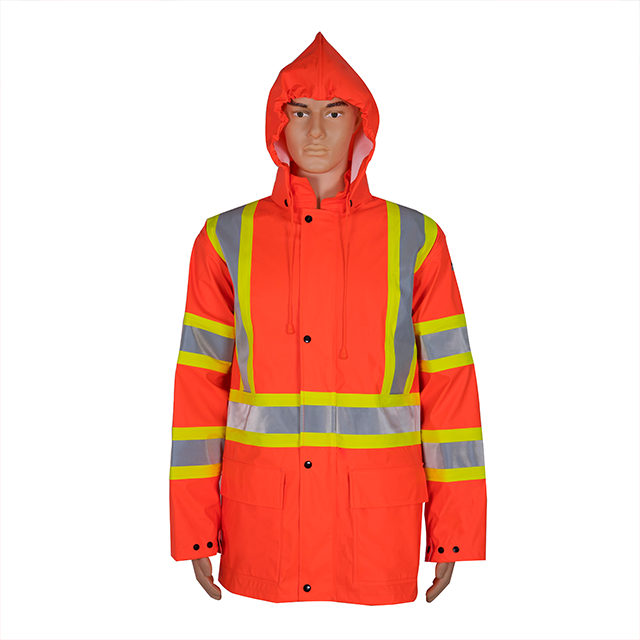 Hi Vis Men's Winter Workwear Construction Waterproof and Protective Polyester Uniform Flame Resistant Reflective and Breathable Welding Workwear Chemical Resistance Anti-Static Breathable Flame-Ret