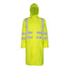 Hi Vis Men's Safety Uniform Workwear Raincoat Construction Cloth Wear with Waterproof Reflective Hi Visibility for Outdoor Work Chemical Resistance Anti-Static Breathable Flame-Retardant Water Resis