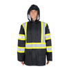 Hi Vis Men's Winter Workwear Construction Waterproof and Protective Polyester Uniform Flame Resistant Reflective and Breathable Welding Workwear Chemical Resistance Anti-Static Breathable Flame-Ret