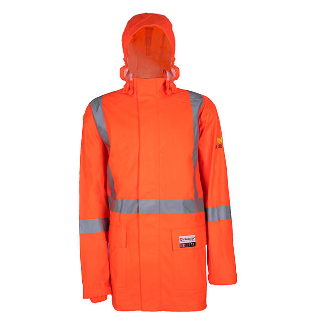 Hi Vis Men's Winter Workwear Flame Resistant Anti-Static Construction Uniform with Polyurethane Reflective Safety Arc Proof Work Chemical Resistance Anti-Static Breathable Flame-Retardant Water Resi